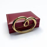 1980s vintage triple gold plated signed Monet brooch  at hurdyburdy vintage jewellery shop