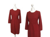 Classic 1950's Wool Day Dress