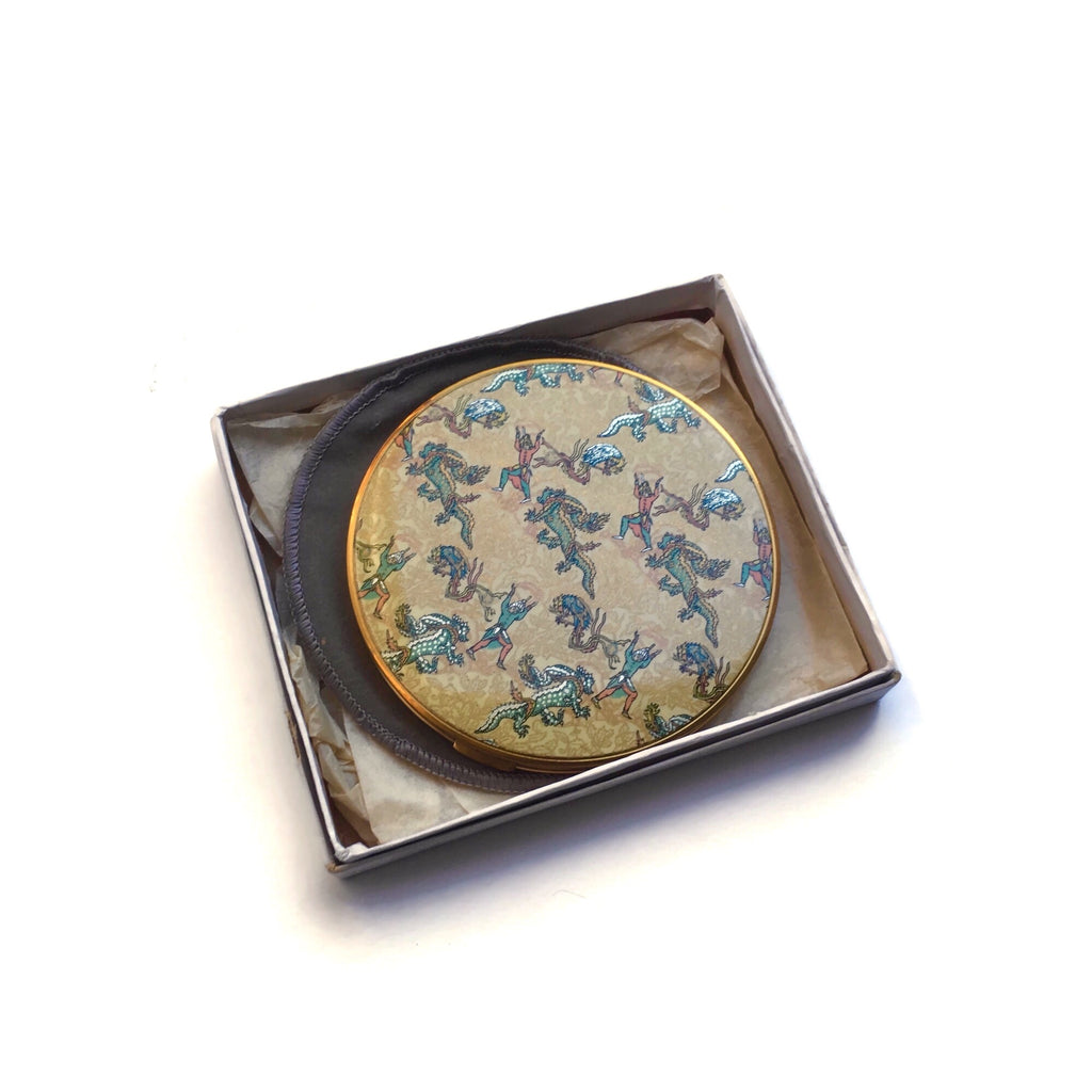 1940's Vogue Vanities Persian Legend Vintage Powder Compact