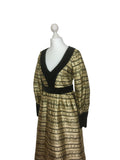 1960's Gold Lamé Jean Varon Dress - hurdyburdy vintage