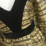 1960's Gold Lamé Jean Varon Dress - hurdyburdy vintage